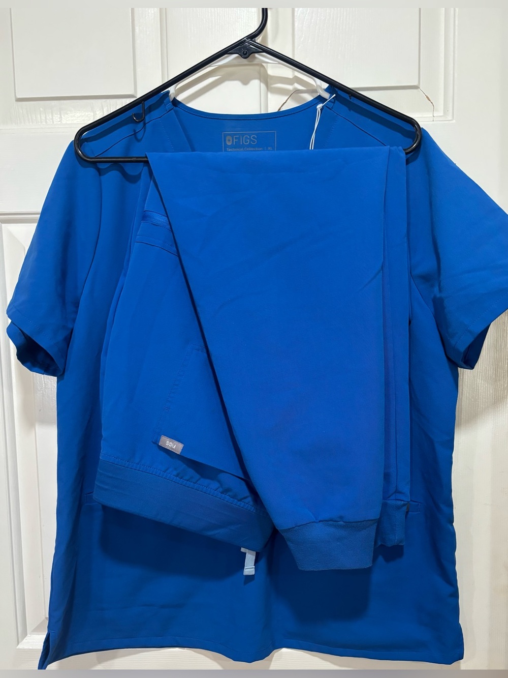 Figs Royal  Blue Medical Scrub Top and Pants